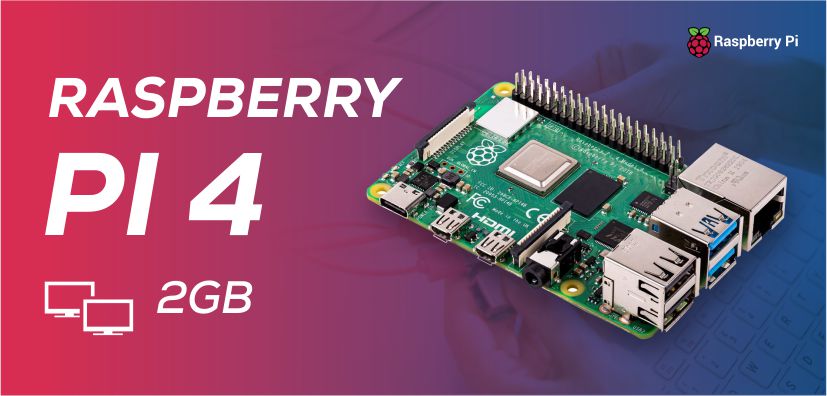 Raspberry Pi 4 Model B, 2GB