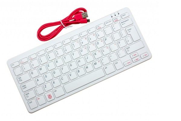 raspberry-pi RASPBERRY PI Official Raspberry Pi Keyboard, UK language, Red-White, RPi-KYB