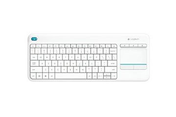 tipkovnice LOGITECH Tipkovnica K400 PLUS Wireless Touch, Logitech, Unifying, bela, SLO g.