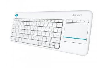 tipkovnice LOGITECH Tipkovnica K400 PLUS Wireless Touch, Logitech, Unifying, bela, SLO g.