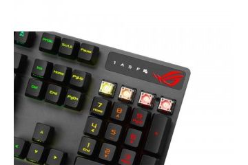 tipkovnice ASUS  Tipkovnica ASUS ROG Strix Scope RX, RX Optical Switch, PBT, RGB, USB, UK SLO g.