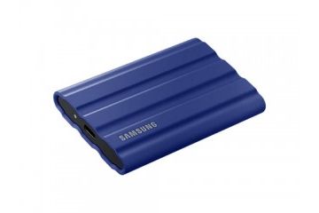 diski SSD SAMSUNG Zunanji SSD 1TB Type-C USB 3.2 Gen2 NVMe, IP65, Samsung T7 Shield, moder, MU-PE1T0R