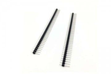 wires, headers JH ELECTRONICS 2.54mm 40Pin Single Row Black Male Header Needle, JH YXK040