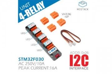 m5stack M5STACK 4-Relay Unit, M5STACK U097