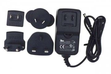adapters EDATEC Power Supply, 12V/2A, 2.1mm DC Jack,Black, EU Plug, EDATEC ED-PSU1202-EU