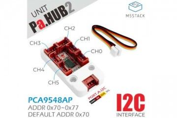  M5STACK I2C Hub 1 to 6 Expansion Unit (PCA9548APW), M5STACK U040-B