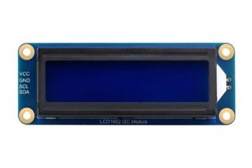  WAVESHARE LCD1602 I2C Module, White color with blue background, 16x2 characters LCD, 3.3V/5V, Waveshare 23991