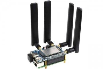 Nekategorizirano WAVESHARE RM500x / RM502x 5G HAT for Raspberry Pi, quad antennas LTE-A, multi band, 5G/4G/3G, Waveshare RM500Q-GL 5G HAT (EU)