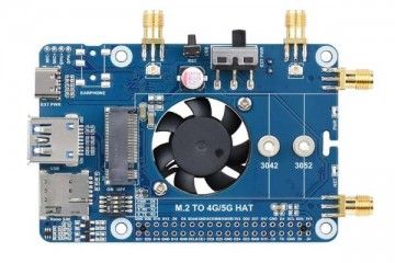 Nekategorizirano WAVESHARE RM500x / RM502x 5G HAT for Raspberry Pi, quad antennas LTE-A, multi band, 5G/4G/3G, Waveshare RM500Q-GL 5G HAT (EU)