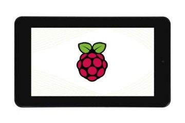  WAVESHARE  7inch Capacitive Touch Display for Raspberry Pi, with Protection Case and 5MP Front Camera, 800×480, DSI, WAVESHARE 21366