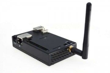 industrial EDATEC CM4 NANO BASEBOARD, CM4101008, WITH WIFI/BT, WIFI ANTENNA, 1GB DDR, 8GB EMMC FLASH, BLACK METAL CASE, EDATEC ED-CM4NANO-1108-C