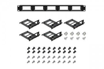 ohišja RASPBERRY PI UCTRONICS 19' 1U Raspberry Pi Rackmount, SSD Bracket for Any 2.5' SSDs, Hold Up to 5 Raspberry Pi 4B Boards, Front-Removable with Captive Screws, Arducam U6264