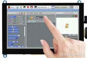 lcd WAVESHARE 5inch Capacitive Touch Screen LCD (H), 800×480, HDMI, Various Systems Support, Waveshare 14300