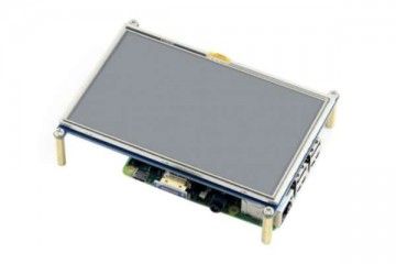 lcd WAVESHARE 5inch Resistive Touch Screen LCD, 800×480, HDMI, Low Power, Waveshare 10563