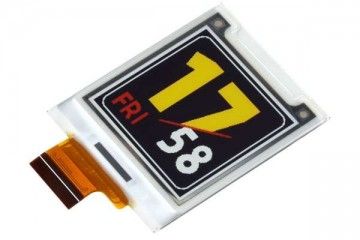 e-paper WAVESHARE 1.64inch square E-Paper (G) raw display, 168 × 168, Red/Yellow/Black/White, Waveshare 22505