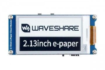 e-paper WAVESHARE 2.13inch E-Paper Cloud Module, 250×122, WiFi Connectivity, Waveshare 19399