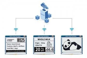 e-paper WAVESHARE 4.2inch E-Paper Cloud Module, 400×300, WiFi Connectivity, Waveshare 18525