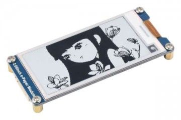 e-paper WAVESHARE 296×152, 2.66inch E-Paper E-Ink Display Module, Black / White, Waveshare 18321