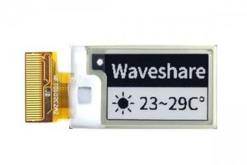 e-paper WAVESHARE 128×80, 1.02inch E-Ink raw display panel, black/white dual-color, Waveshare 17574