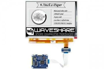  RASPBERRY PI 1200x825, 9.7inch E-Ink display HAT for Raspberry Pi, Waveshare 15195