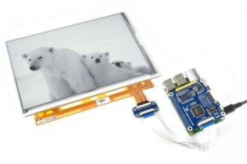  RASPBERRY PI 1200x825, 9.7inch E-Ink display HAT for Raspberry Pi, Waveshare 15195