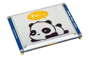 e-paper WAVESHARE 400x300, 4.2inch E-Ink display module, yellow/black/white three-color, Waveshare 14228