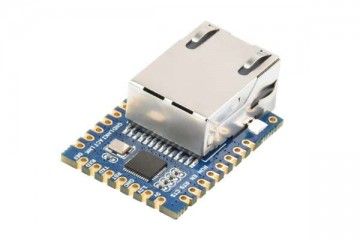  WAVESHARE TTL UART to Ethernet Mini Module, Castellated Holes With Immersion Gold Design, Highly Integrated Packaging, Waveshare 24276
