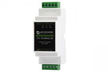  WAVESHARE Rail-mount TTL To RS422 Galvanic isolated Converter, Anti-surge, Multiple Isolation Protection, Waveshare 23652