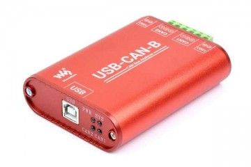  WAVESHARE USB to CAN Adapter, Dual-Channel CAN Analyzer, Industrial Isolation, Waveshare 22773