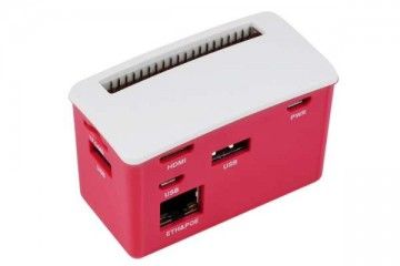  WAVESHARE PoE Ethernet / USB HUB BOX for Raspberry Pi Zero Series, 3x USB 2.0, 802.3af-Compliant, Waveshare 20895