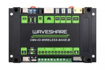  WAVESHARE ndustrial IoT 5G/4G Wireless Expansion Module Designed for Raspberry Pi Compute Module 4, With UPS Module, Onboard M.2 Slot, Waveshare 24786