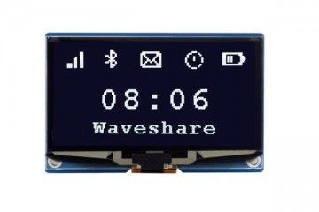 lcd WAVESHARE 2.42inch OLED Display Module, 128×64 Resolution, SPI / I2C Communication, Waveshare 25742