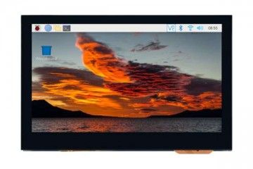 lcd WAVESHARE 4.3inch QLED Display, DSI Interface, 800 × 480, Integrated Structure, Toughened Glass Panel, Waveshare 24783