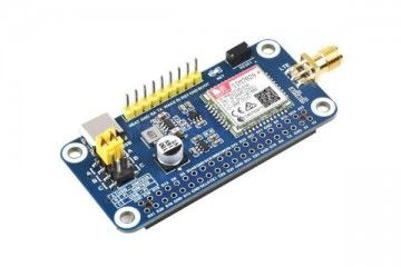 HATs WAVESHARE SIM7028 NB-IoT HAT for Raspberry Pi, Supports Global Band NB-IoT Communication, Small In Size And Low Power Consumption, Waveshare 25349