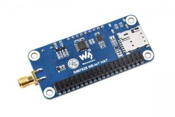 HATs WAVESHARE SIM7028 NB-IoT HAT for Raspberry Pi, Supports Global Band NB-IoT Communication, Small In Size And Low Power Consumption, Waveshare 25349