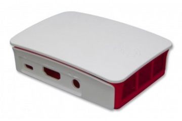 ohišja RASPBERRY PI RASPBERRY-PI ENCLOSURE, RPI 2, B+, RASPBERRY RED, WHITE - RASPBERRY-PI-CASE