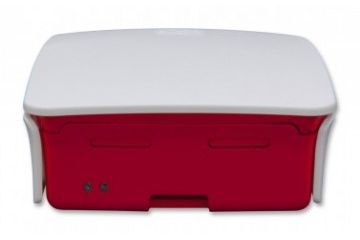 ohišja RASPBERRY PI RASPBERRY-PI ENCLOSURE, RPI 2, B+, RASPBERRY RED, WHITE - RASPBERRY-PI-CASE