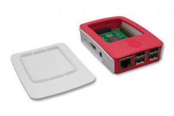 ohišja RASPBERRY PI RASPBERRY-PI ENCLOSURE, RPI 2, B+, RASPBERRY RED, WHITE - RASPBERRY-PI-CASE