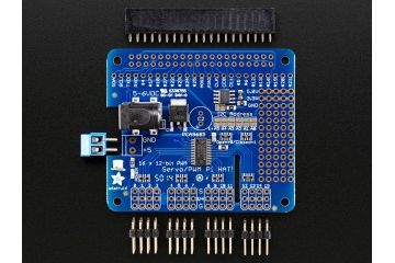 razvojni dodatki ADAFRUIT Adafruit 16-Channel PWM - Servo HAT for Raspberry Pi - Mini Kit, Adafruit 2327