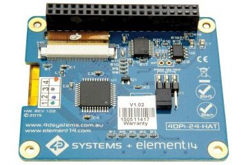 razvojni dodatki 4D SYSTEMS 4D SYSTEMS HAT DISPLAY FOR RASPBERRY PI, 4DPI-24-HAT  2.4