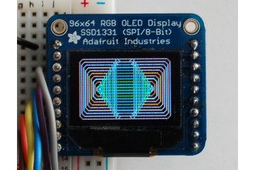 oled ADAFRUIT OLED Breakout Board - 16-bit Color 0.96'' w-microSD holder - Adafruit 684