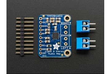 breakout boards  ADAFRUIT Stereo 2.8W Class D Audio Amplifier - I2C Control AGC - TPA2016, adafruit 1712 