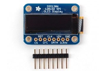 oled ADAFRUIT Monochrome 128x32 SPI OLED graphic display - Adafruit 661