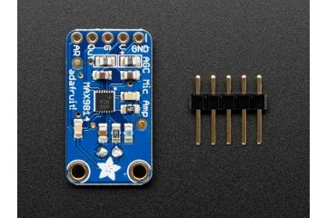 breakout boards  ADAFRUIT Electret Microphone Amplifier - MAX9814 with Auto Gain Control, adafruit 1713