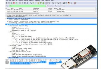 wireless ADAFRUIT Bluefruit LE Sniffer - Bluetooth Low Energy (BLE 4.0) - nRF51822 - v1.0, adafruit 2269