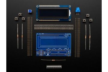 displays ADAFRUIT RGB LCD Shield Kit w - 6x2 Character Display - Only 2 pins used! - NEGATIVE DISPLAY, adafrui 714 