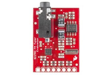 breakout boards  SPARKFUN SparkFun FM Tuner Evaluation Board - Si4703, spark fun 12938