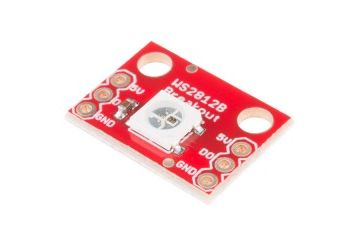 breakout boards  SPARKFUN SparkFun RGB LED Breakout - WS2812B, spark fun 13282