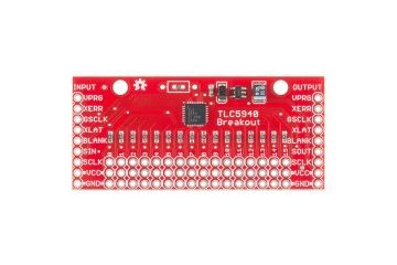 breakout boards  SPARKFUN SparkFun LED Driver Breakout - TLC5940 (16 Channel), spark fun 10616