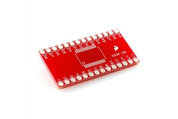 breakout boards  SPARKFUN SparkFun SSOP to DIP Adapter - 28-Pin, spark fun 00500